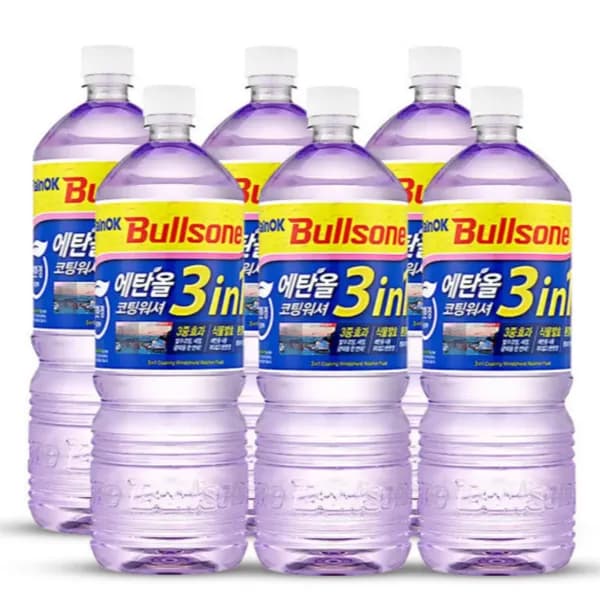 불스원 레인OK 에탄올 3in1 코팅워셔 1.8L 6개 28,200원