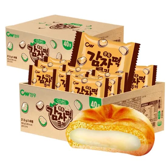 청우 오즈랜드 쫀득감자떡쿠키 860g 2박스