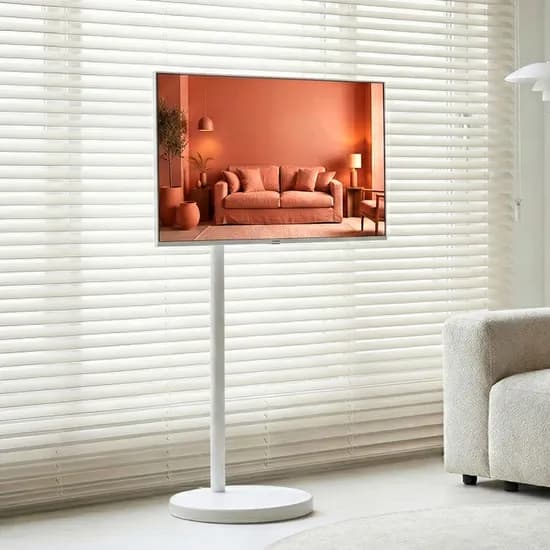 더함 삼탠바이미 화이트 스마트 TV, 4K QLED, 109cm/43인치, 에센셜, 스탠드형, 단순배송, 1개