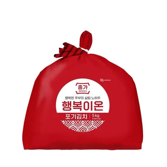 종가 행복이온포기김치 5kg 1개