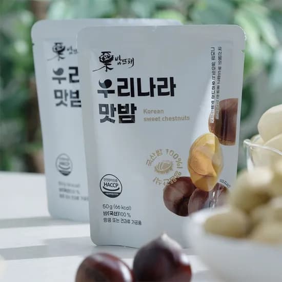 밤뜨래 부여밤 우리나라맛밤 50g 10팩