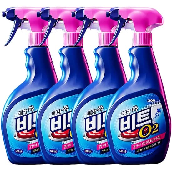 비트 O2 폼 스프레이 500ml 4개