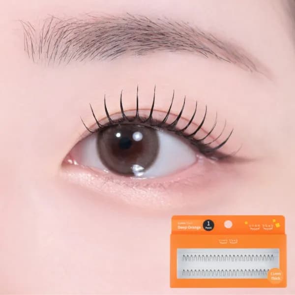 깜빡 가닥속눈썹 11mm 띠크(블랙) 1기둥 1개