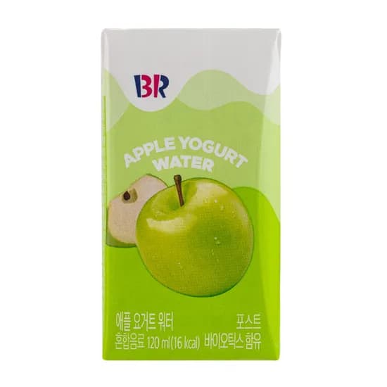 배스킨라빈스 과즙워터 애플요거트 외 1종 120ml 24팩 1세트