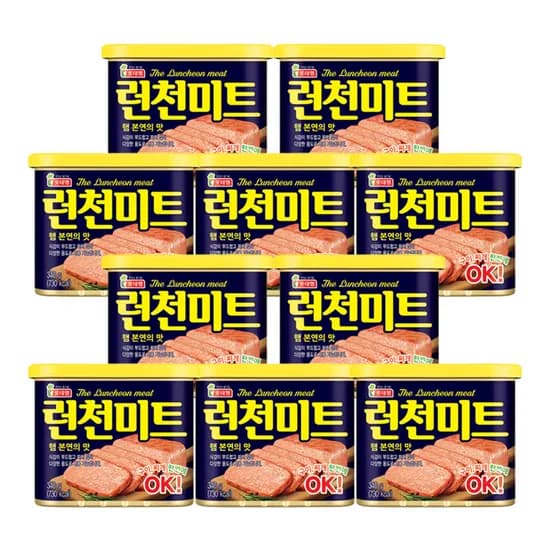 롯데햄 런천미트 340g 10개