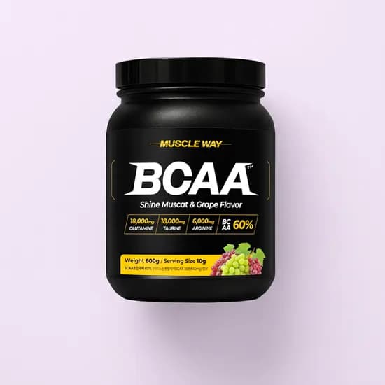 머슬웨이 BCAA 아미노산 보충제 포도맛 600g 1개