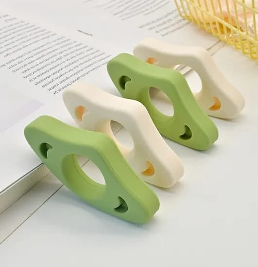 실리콘 독서링, 화이트, M, 1개