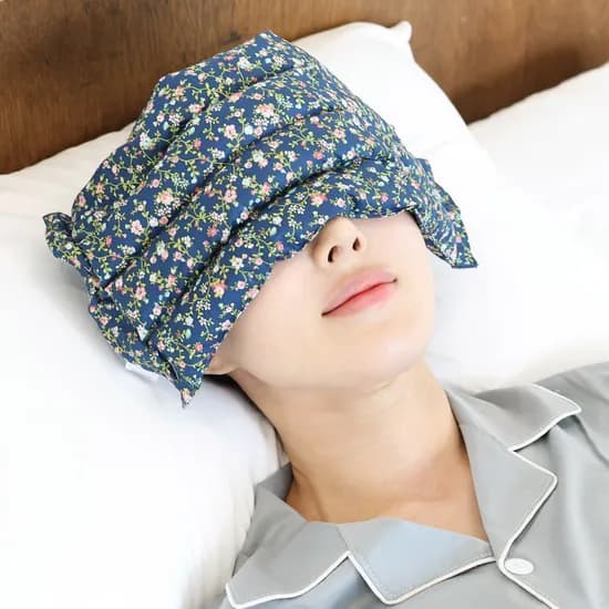 닥터투데이 배 허리 찜질팩 어깨 눈 다용도 온열찜질팩 가로형 중형 네이비 1개