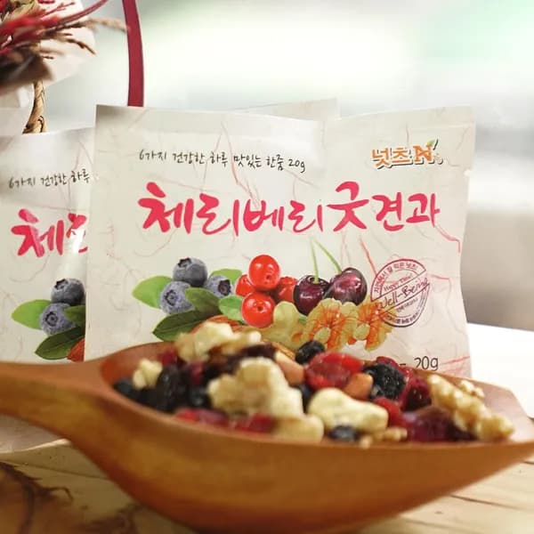 홈앤스토리 체리베리 굿견과 20g 100봉