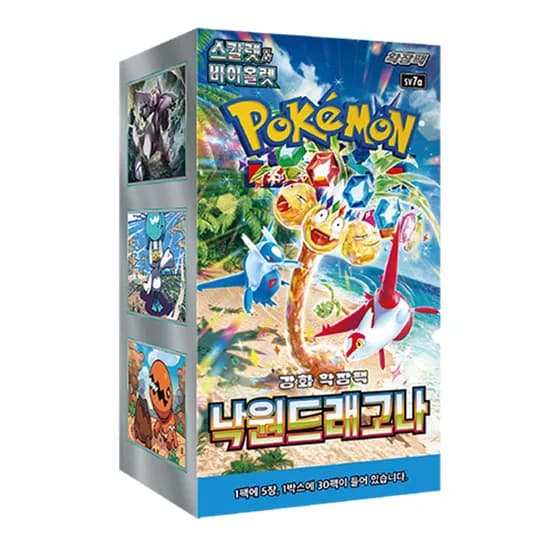 포켓몬카드 스칼렛&바이올렛 강화확장팩 낙원드래고나 30팩*1박스, 1개