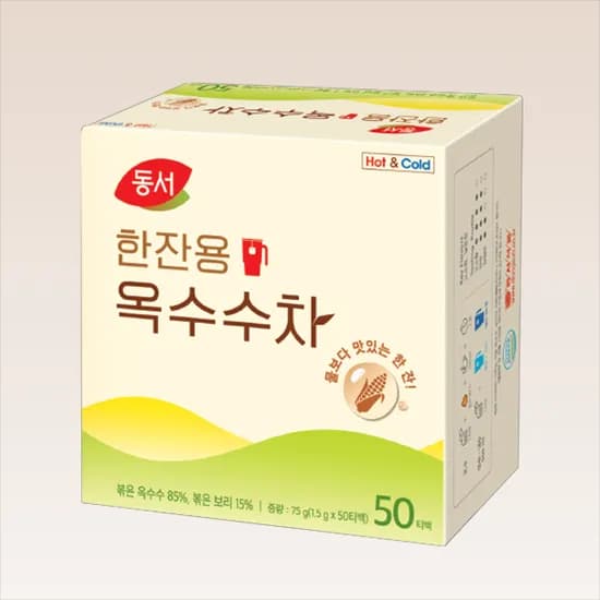 동서 한잔용 옥수수차 1.5g 50개입 2박스