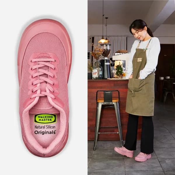 족부의사가 만든 푹신한 무지외반증 아치 실리콘 족저근막염 신발 평발 물컹슈즈, 베이지, 38(240mm)