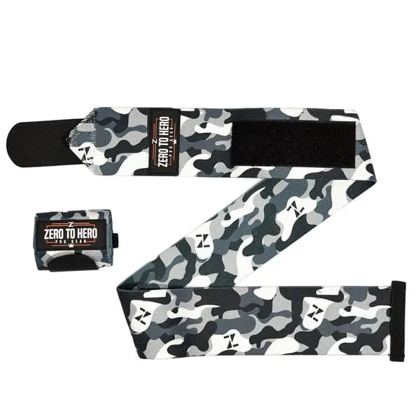 제로투히어로 카모 팔꿈치보호대 엘보우랩 SIGNATURE Black camo FREE 1세트