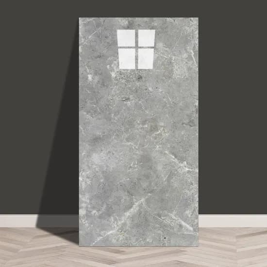 셀프 인테리어 시트지, 그레이마블, 60cm x 30cm, 1개