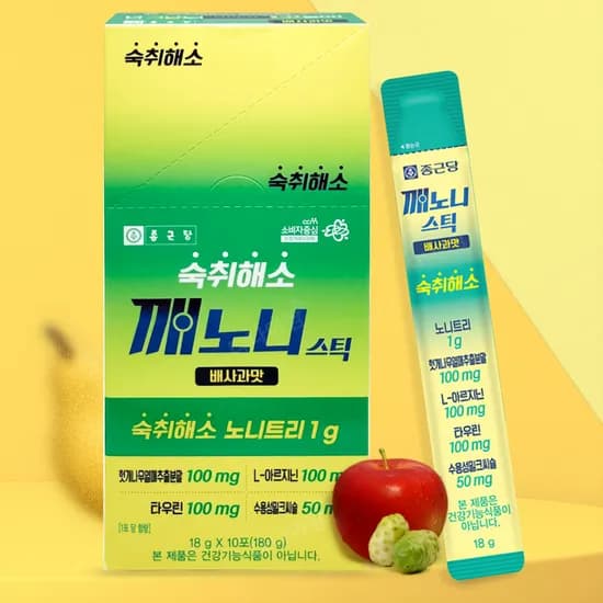 깨노니 스틱 배사과맛 18g 10개