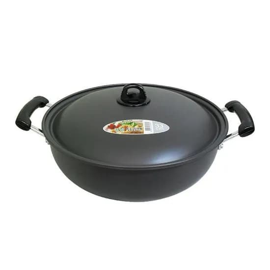 경질 튀김팬 전골냄비 튀김냄비 궁중팬, 42cm, 1개