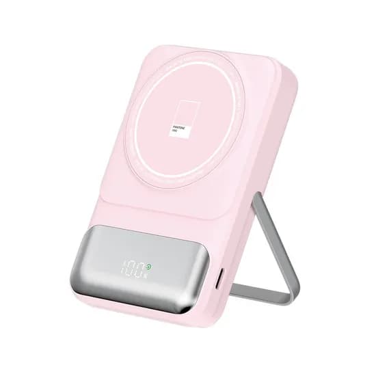 팬톤 일체형 고속 무선 충전 맥세이프 보조배터리 PTPB-11 10000mAh 핑크 1개