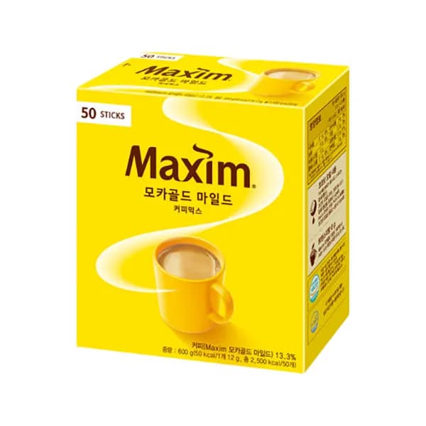 맥심 모카골드 마일드 커피믹스 12g 50개입