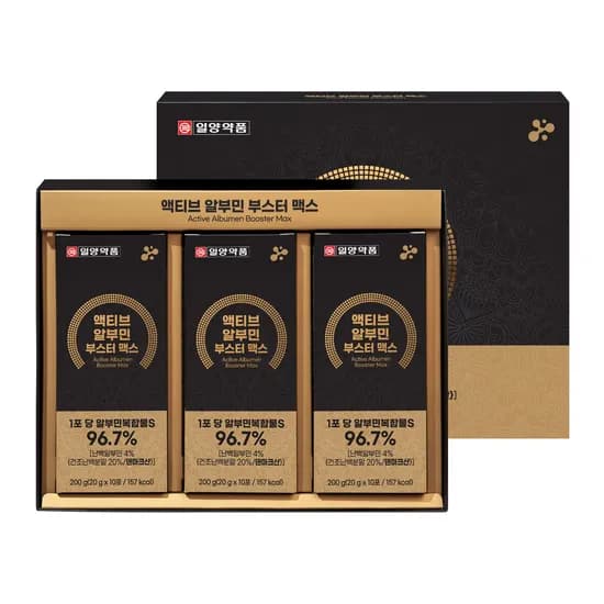 일양약품 액티브 알부민 부스터 맥스, 20g, 30포, 1박스
