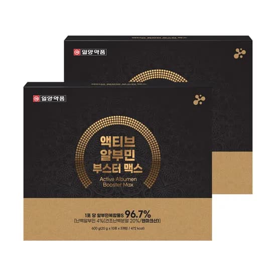 일양약품 액티브 알부민 부스터 맥스 20g 30포 2박스