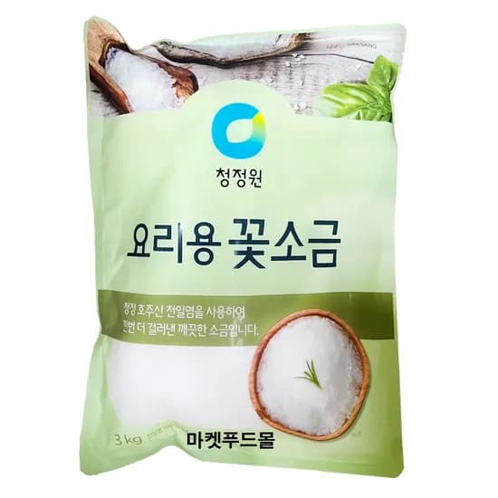 청정원 요리용 꽃소금 3kg 1개