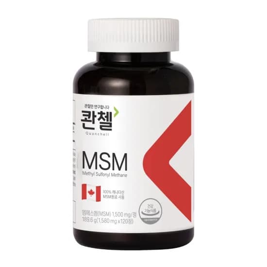 콴첼 MSM 1580mg 120정 엠에스엠 관절건강