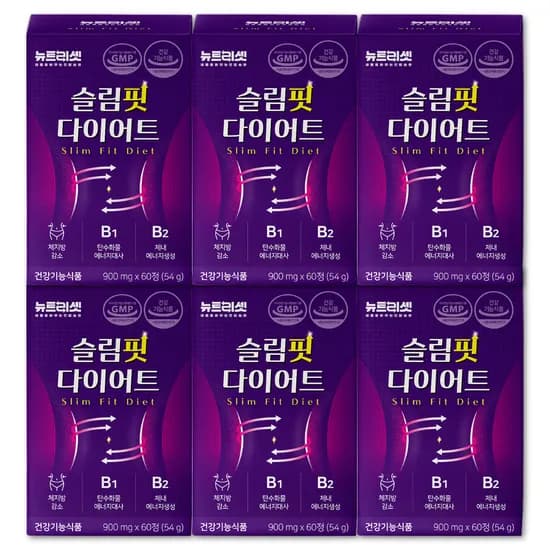 뉴트리셋 무궁화 다이어트 슬림핏 60정 6개 78,700원