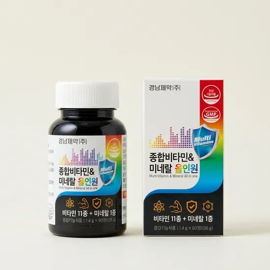 경남제약 종합비타민 미네랄 올인원 90정 4박스