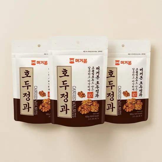 머거본 호두정과 100g 3개