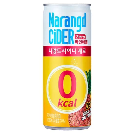 동아오츠카 나랑드사이다 제로, 파인애플, 245ml, 30개