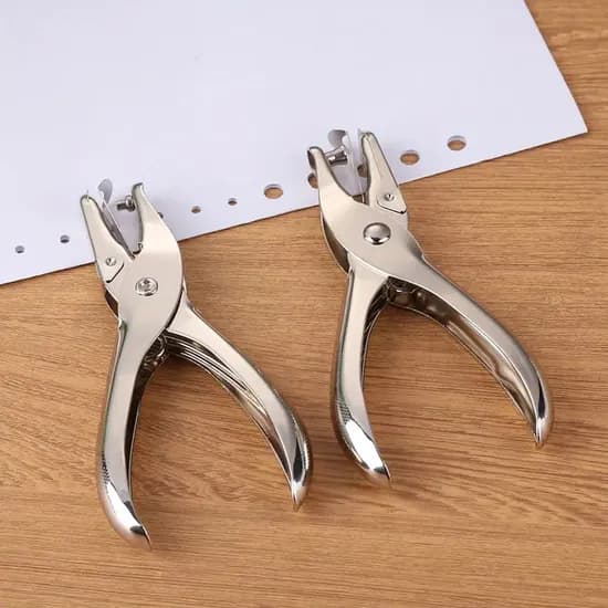 셀프제본 1공 핸디 펀칭기, 3mm+6mm, 2개, 1개