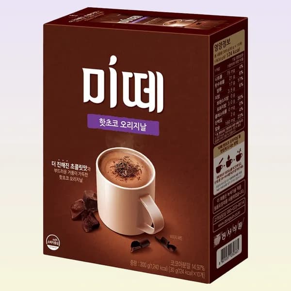 미떼 핫초코 오리지날 30g 10개입 6세트