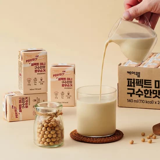케어웰 퍼펙트 미니 구수한맛 로우슈거 완전균형영양식 구수한맛 140ml 24팩