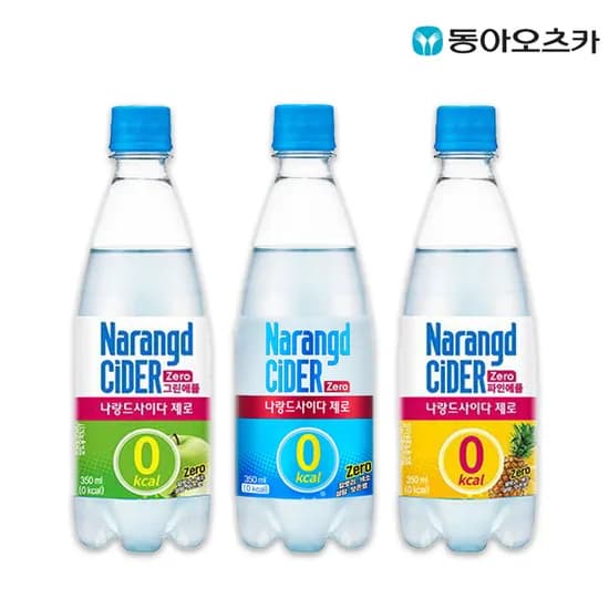 나랑드사이다 파인애플맛 350ml 20개