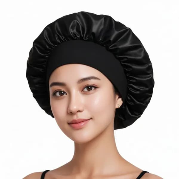 실크 헤어캡 수면모자 블랙+카키 1+1 총 2개 8,800원