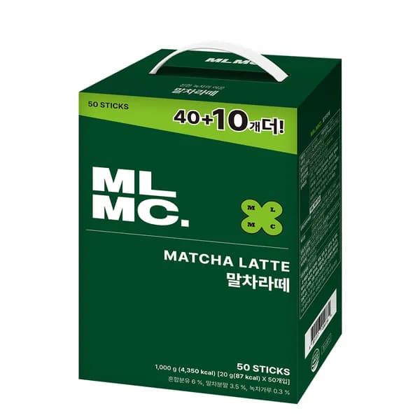MLMC 말차라떼 스틱 20g 50개입 1박스