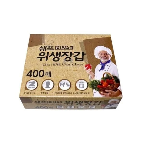 쉐프 위생장갑 400매 1개