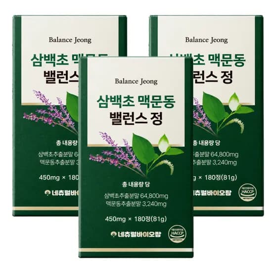삼백초 추출물 180정 3개
