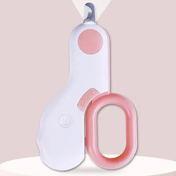 울리올리 반려동물 LED 미니 가위형 혈관 확인 발톱깎이 스카이그린 1개