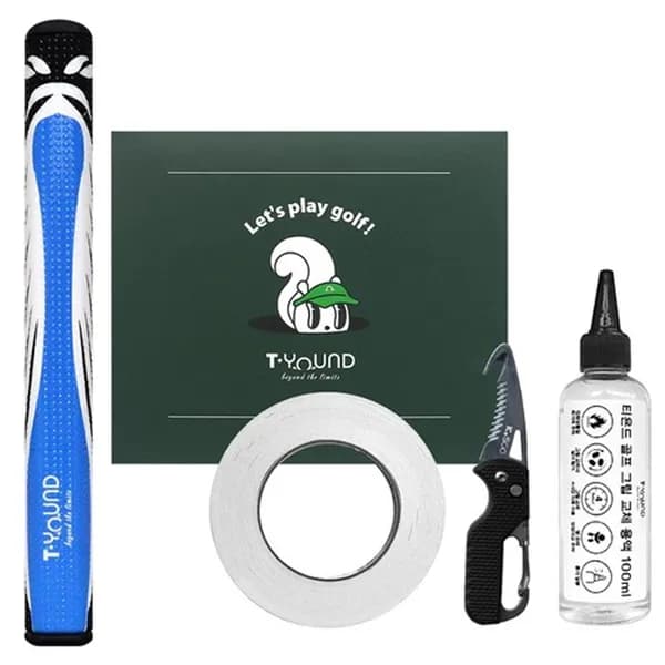 티욘드 점보 퍼터 골프채그립 JUMBO PUTTER GRIP 2.0 셀프 그립 교체 세트 화이트 1세트