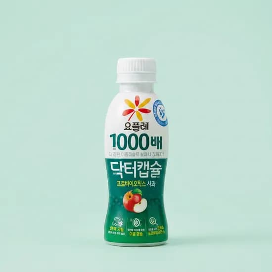 빙그레 요플레 닥터캡슐 사과맛 130ml 16개