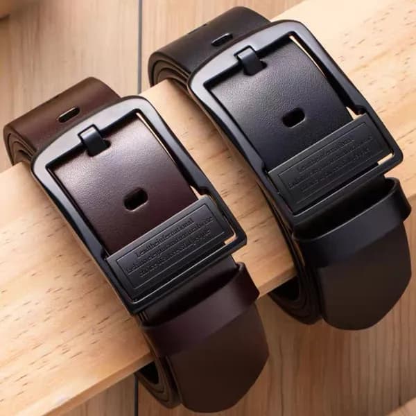 Lead 남성 캐주얼 가죽 벨트 블랙 브라운 130cm 2개 12,500원