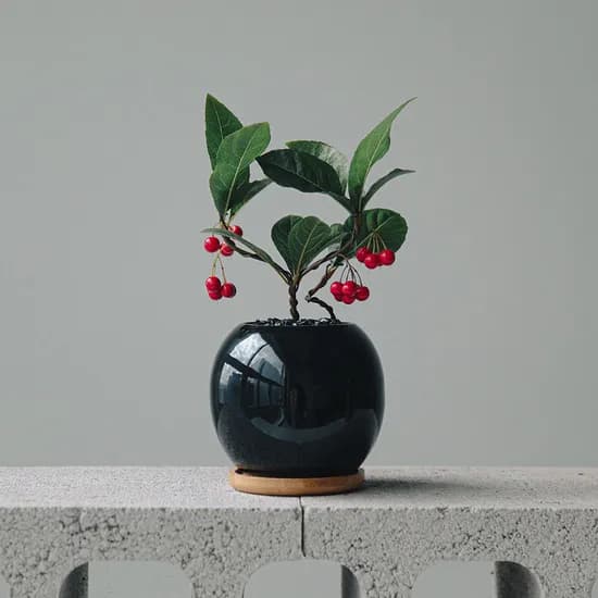 펫플랜트 천냥금분재 달항아리, 달항아리(검), 소립블랙, 받침 7.5cm, 1개