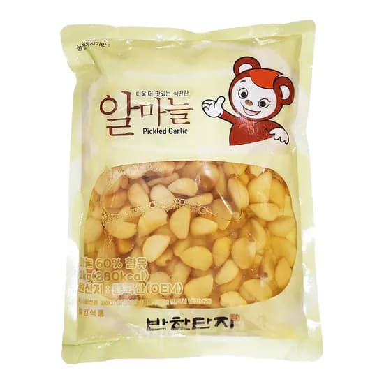 반찬단지 알마늘 절임 1kg 1개