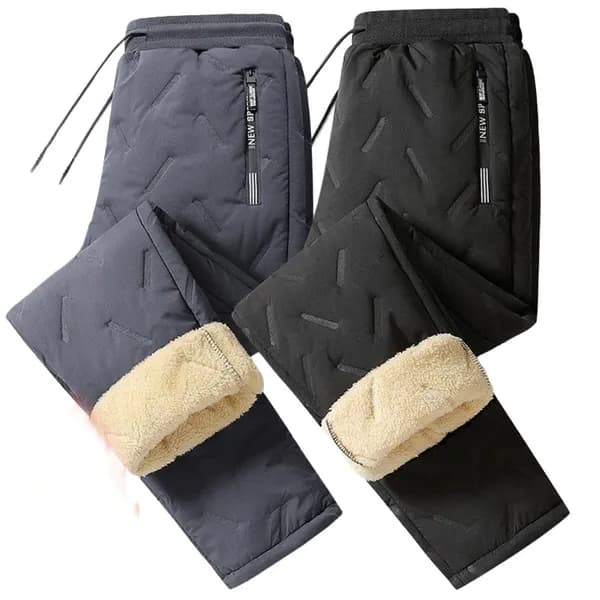 울트라 융털 패딩바지 조거형 블랙 4XL