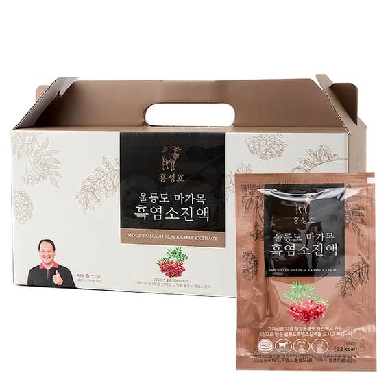 홍성호 울릉도 마가목 흑염소진액 70ml 60포