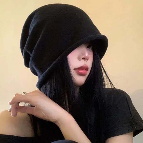 여성 루즈핏 비니 블랙 FREE 7,500원