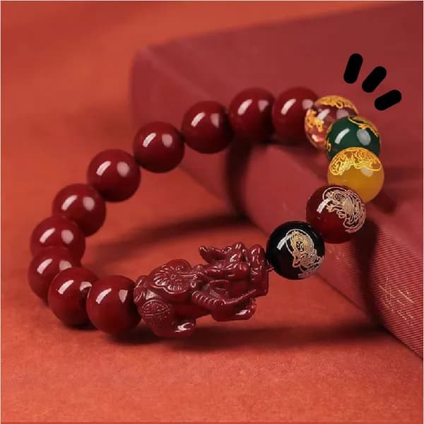 비휴 오복재신 경면주사 팔찌 8mm one size 1개 9,790원