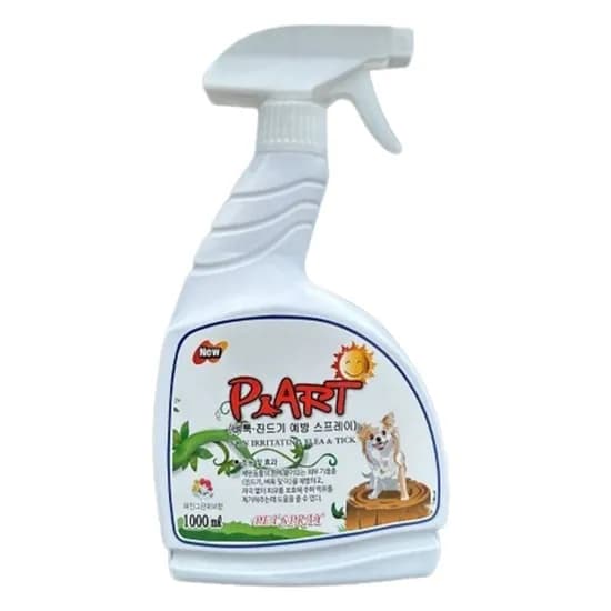반려견 벼룩 진드기 예방 스프레이, 1000ml, 1개