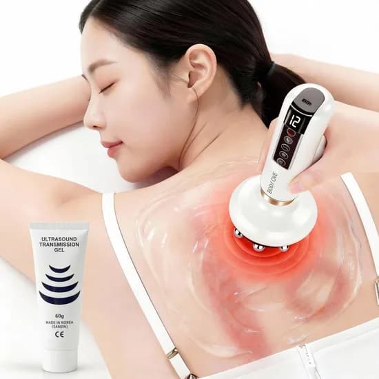 바디사랑 바디케어 진공 흡입 괄사 근막 부항 원리 온열 마사지기, 딥그린, 1개